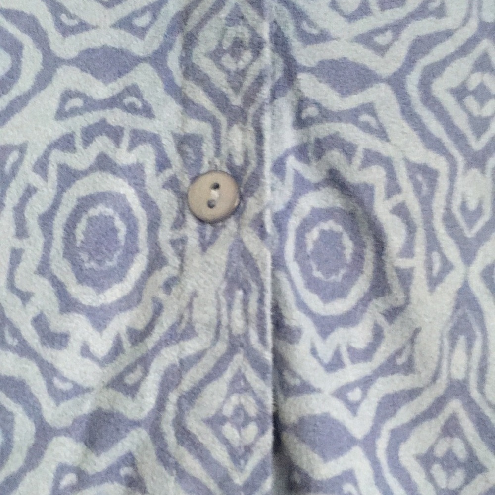 Chico’s Button Down Long Sleeve Patterned Top - image 2